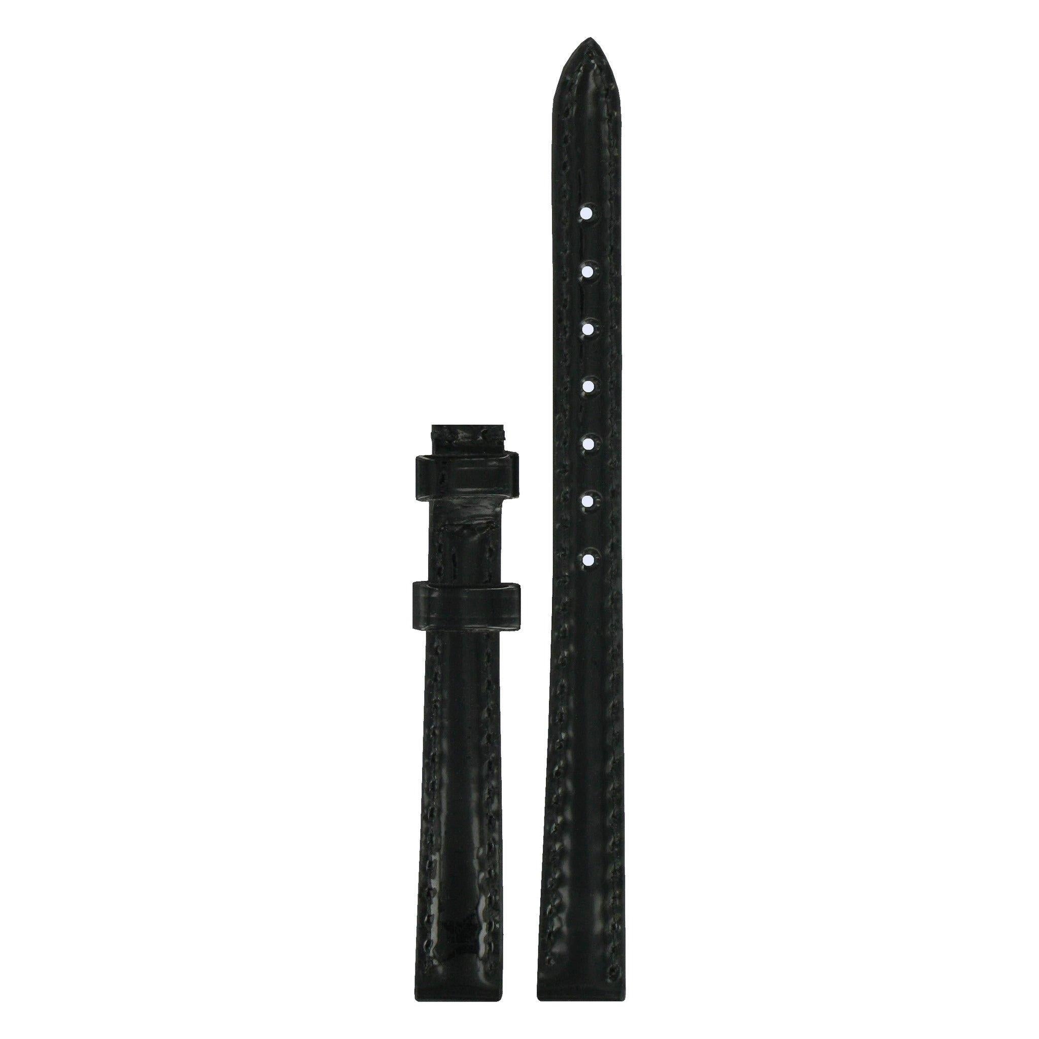Tissot T71334234 & T71334034 Watch Band T610027447 Black Leather 10 mm New Helvetia - Watch Plaza