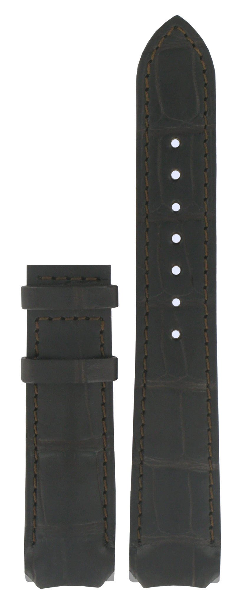 Tissot T71844511, T71944531 & T71344511A Watch Band T610014571 Dark Brown Leather 20 mm T - Touch - Watch Plaza