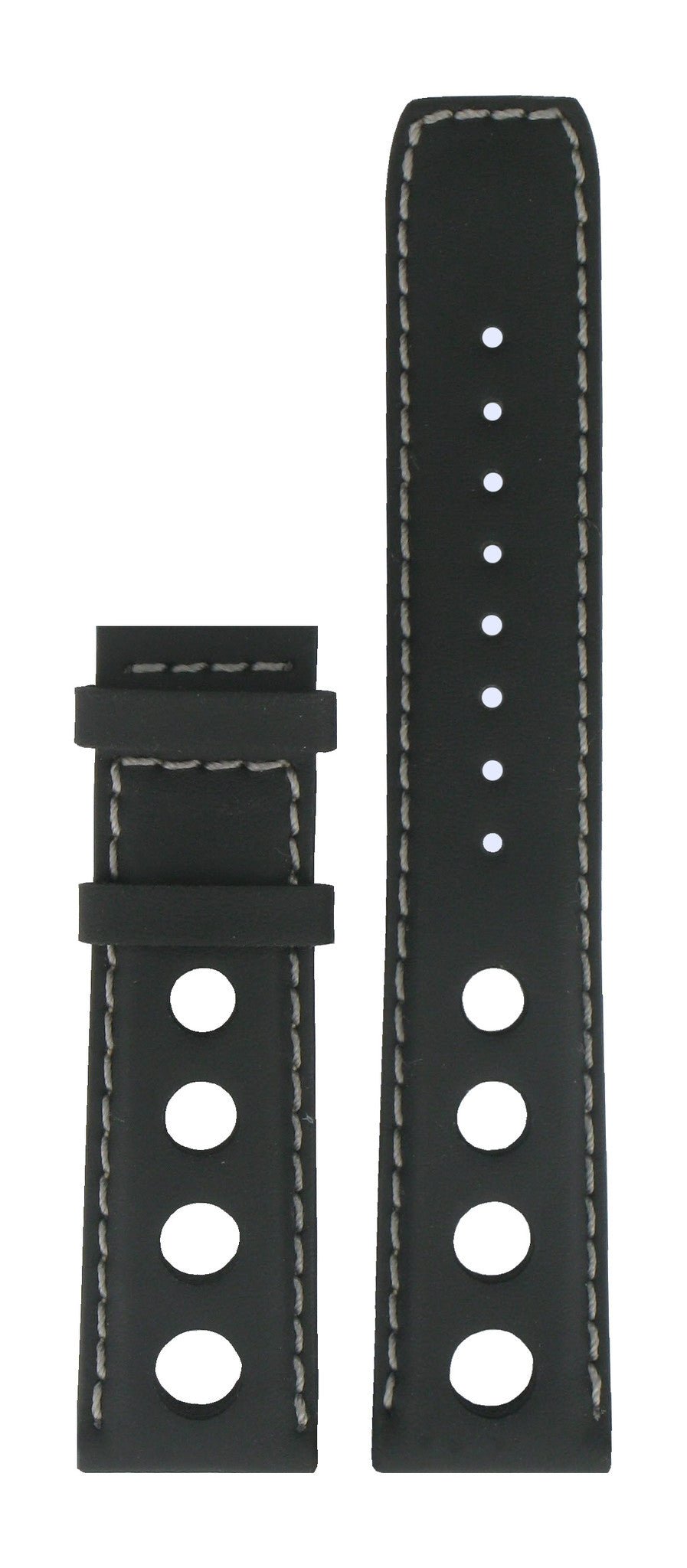 Tissot T91142651 & T91142331 XL Watch Band T610016985 Black Leather 20 mm PRS 516 - Watch Plaza