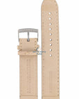 Watch Band AR0619 / AR0621 Emporio Armani Beige Leather Strap 20mm - Watch Plaza