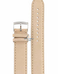 Watch Band AR0619 / AR0621 Emporio Armani Beige Leather Strap 20mm - Watch Plaza