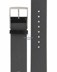 Watch Band Calvin Klein Glam K94 Black Leather Strap 22mm K94231 - Watch Plaza