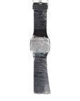 Watch Band & Case Diesel Trojan DZ1384 black silicone strap 28mm original - Watch Plaza