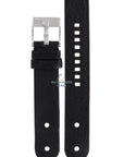 Watch Band Diesel DZ1001 / DZ1002 black leather strap 20mm original strap - Watch Plaza