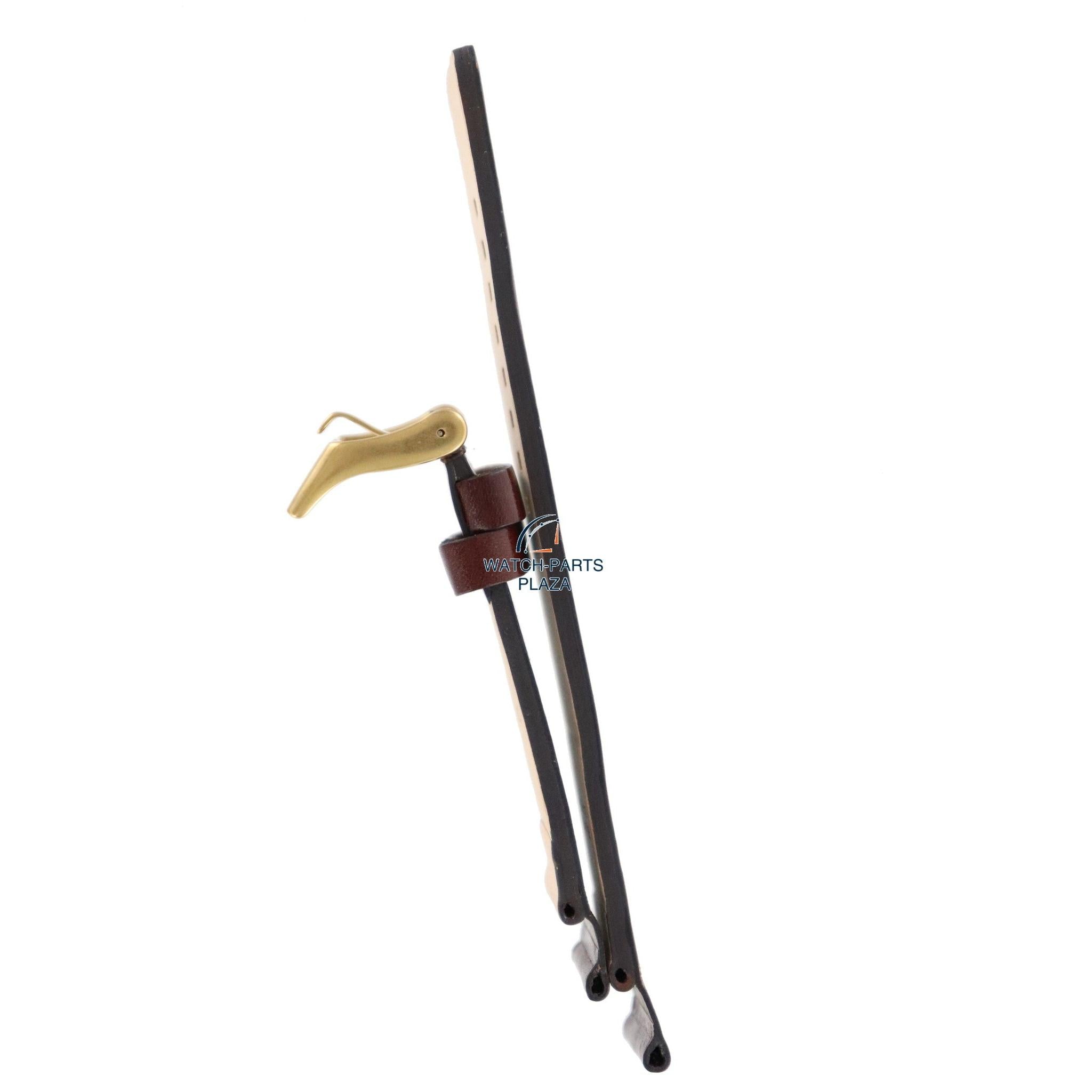 Watch Band Diesel DZ1025 brown leather strap 26mm original - Watch Plaza