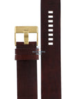 Watch Band Diesel DZ1025 brown leather strap 26mm original - Watch Plaza