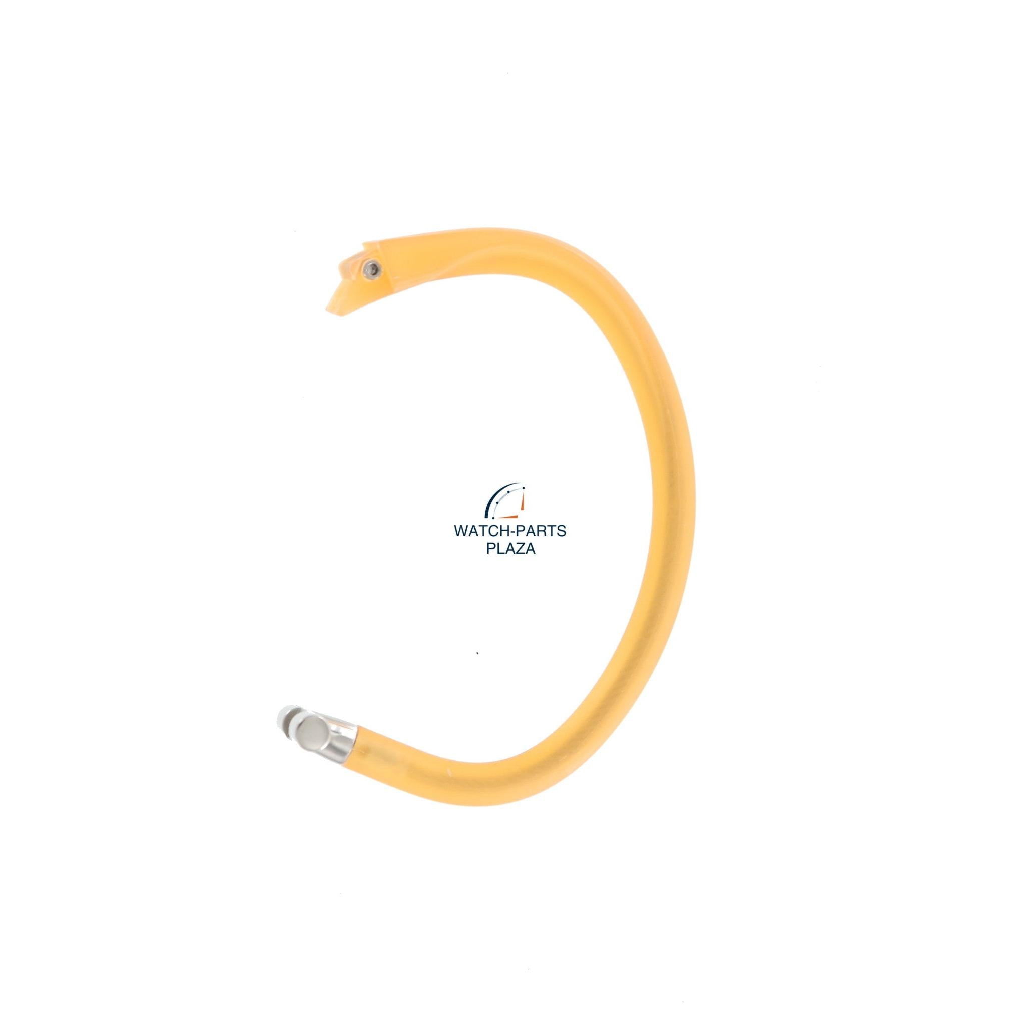 Watch Band Diesel DZ1042 orange resin strap 12mm original DZ - 1042 - Watch Plaza