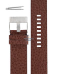 Watch Band Diesel DZ1054 brown leather strap 26mm genuine - Watch Plaza