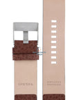 Watch Band Diesel DZ1054 brown leather strap 26mm genuine - Watch Plaza