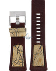 Watch Band Diesel DZ1072 brown leather strap 31mm original - Watch Plaza