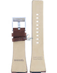 Watch Band Diesel DZ1101 brown leather strap 14mm original - Watch Plaza