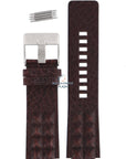 Watch Band Diesel DZ1105 brown leather strap 18mm original - Watch Plaza