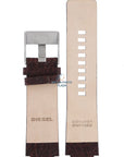 Watch Band Diesel DZ1105 brown leather strap 18mm original - Watch Plaza