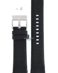 Watch Band Diesel DZ1106 black genuine leather strap 26mm original - Watch Plaza