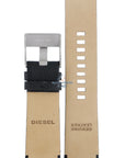 Watch Band Diesel DZ1117 black leather strap 26mm original - Watch Plaza