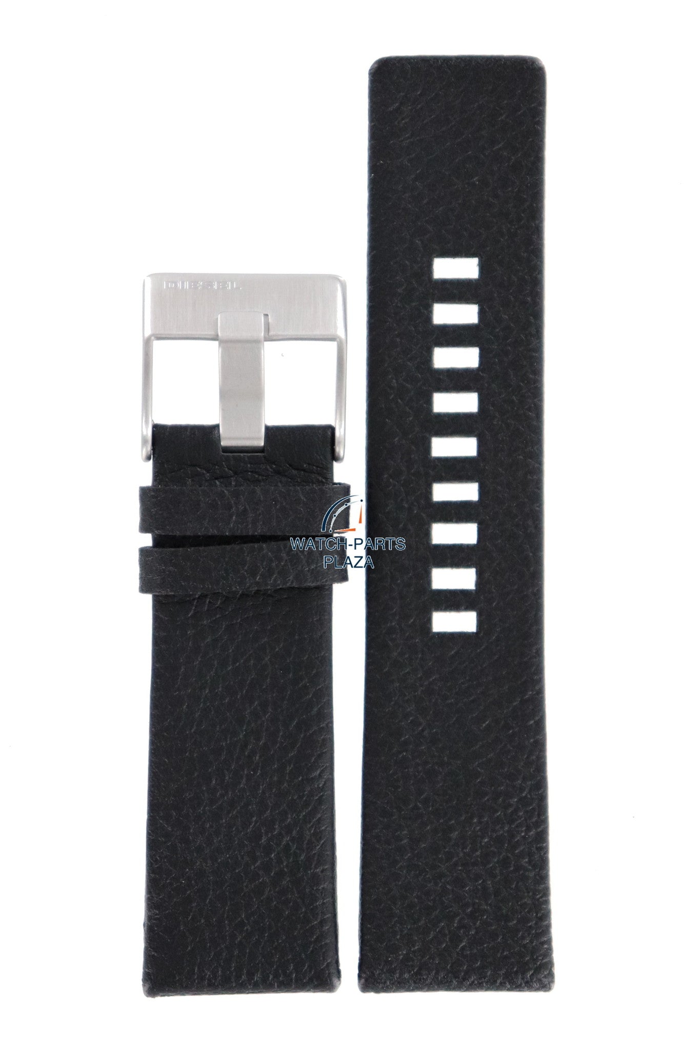 Watch Band Diesel DZ1117 black leather strap 26mm original - Watch Plaza