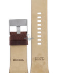 Watch Band Diesel DZ1145 brown leather strap 20mm original DZ1222, DZ1111 - Watch Plaza