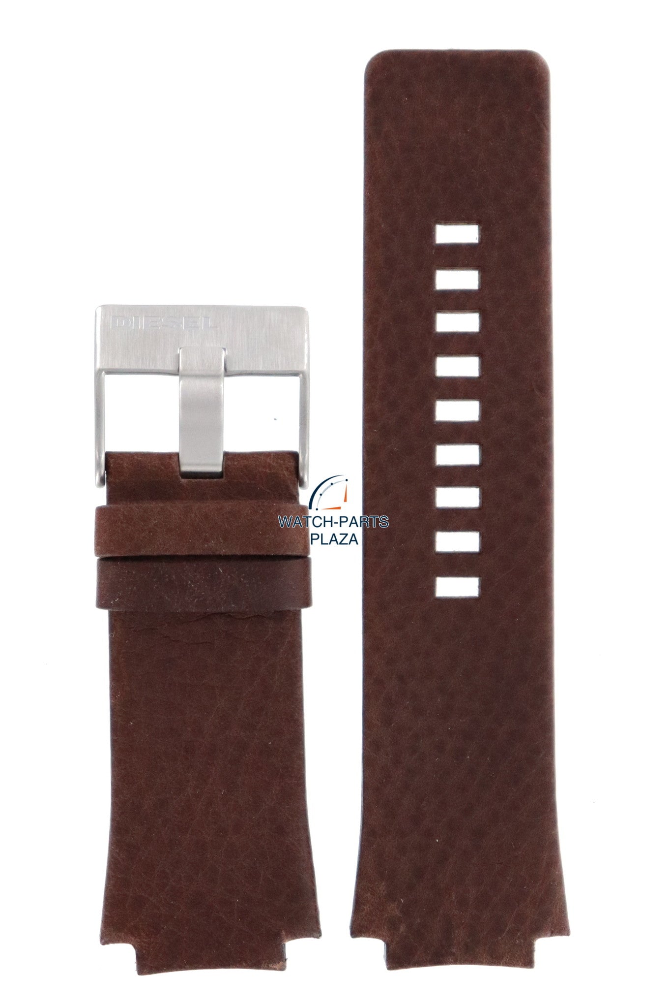 Watch Band Diesel DZ1145 brown leather strap 20mm original DZ1222, DZ1111 - Watch Plaza