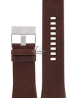 Watch Band Diesel DZ1145 brown leather strap 20mm original DZ1222, DZ1111 - Watch Plaza