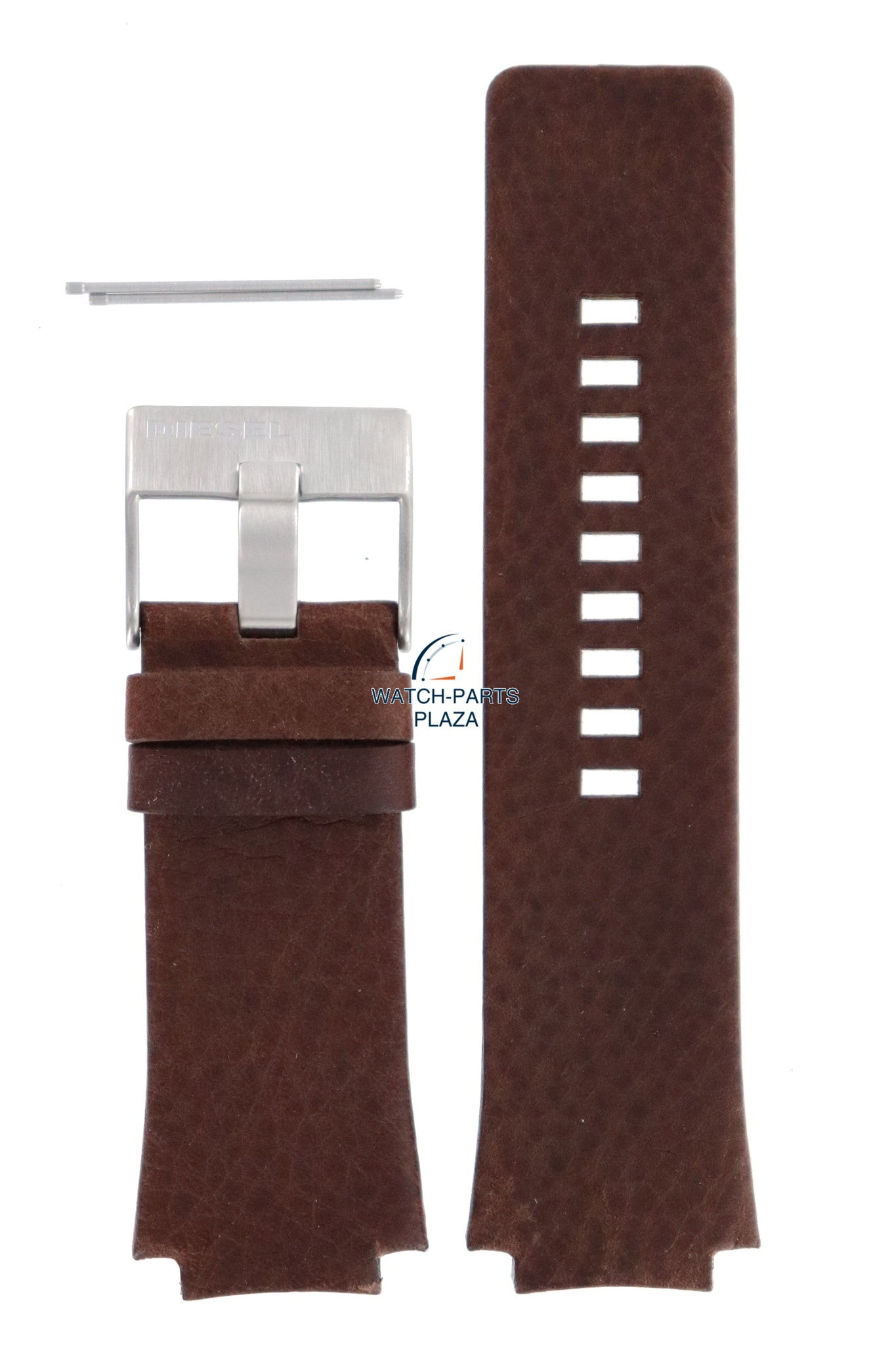 Watch Band Diesel DZ1145 brown leather strap 20mm original DZ1222, DZ1111 - Watch Plaza