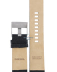 Watch Band Diesel DZ1147 black leather strap 25mm original - Watch Plaza