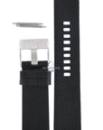 Watch Band Diesel DZ1147 black leather strap 25mm original - Watch Plaza