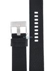 Watch Band Diesel DZ1147 black leather strap 25mm original - Watch Plaza