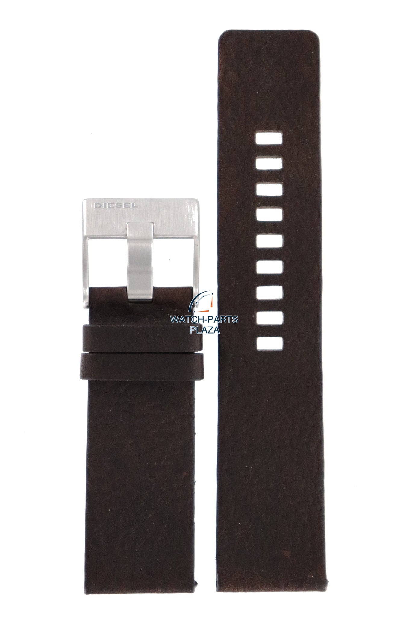 Watch Band Diesel DZ1148 brown leather strap 26mm original - Watch Plaza