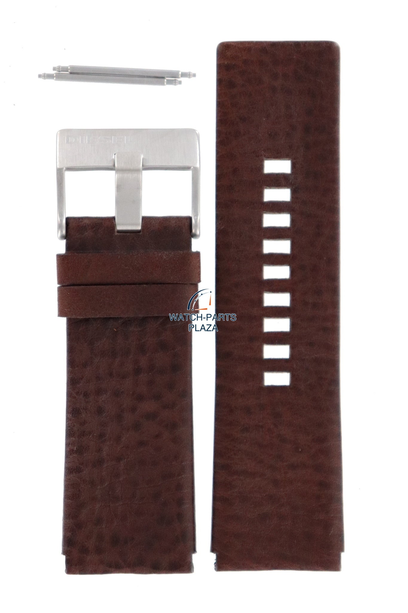 Watch Band Diesel DZ1150 brown leather strap 27mm original - Watch Plaza