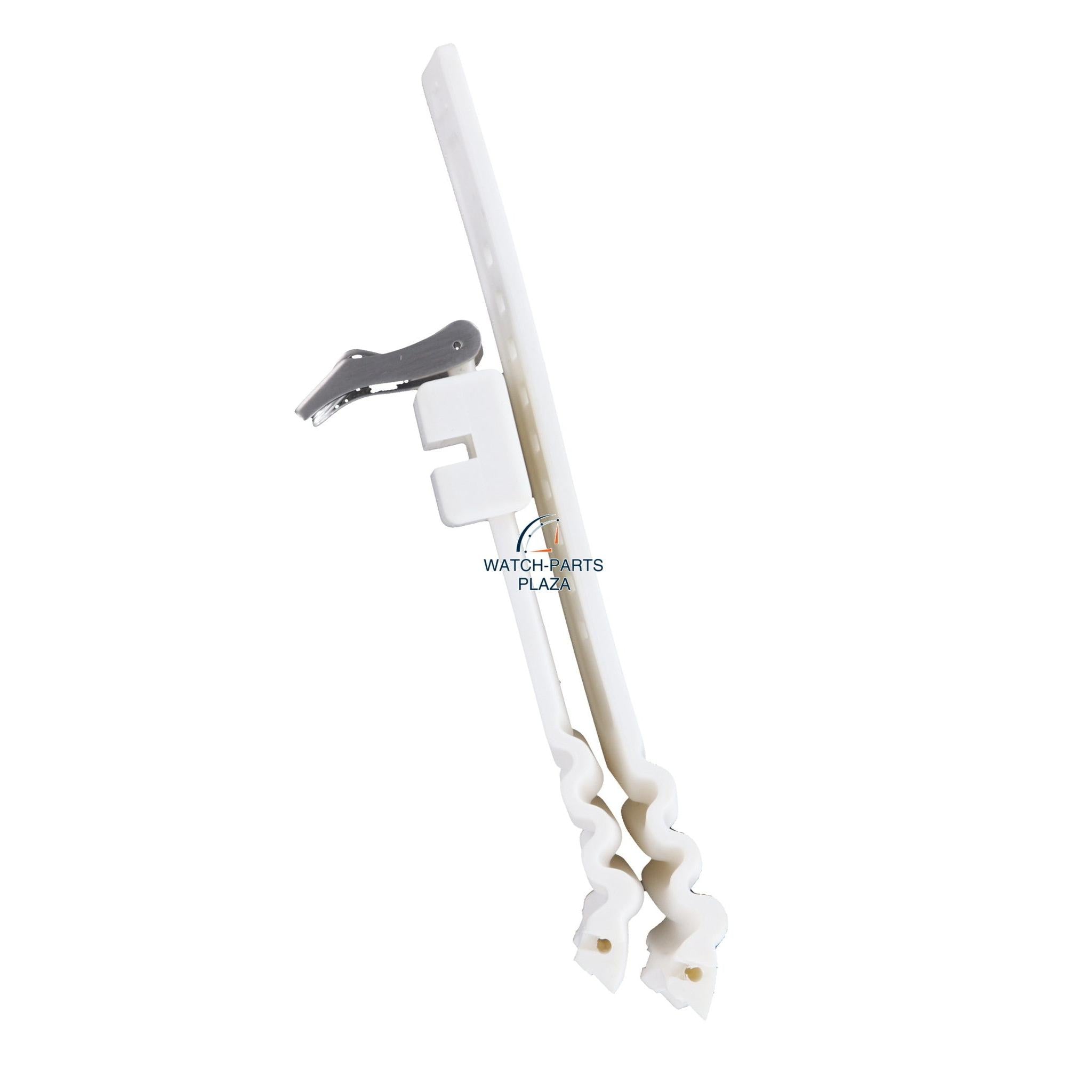 Watch Band Diesel DZ1168 white rubber strap 19mm original - Watch Plaza