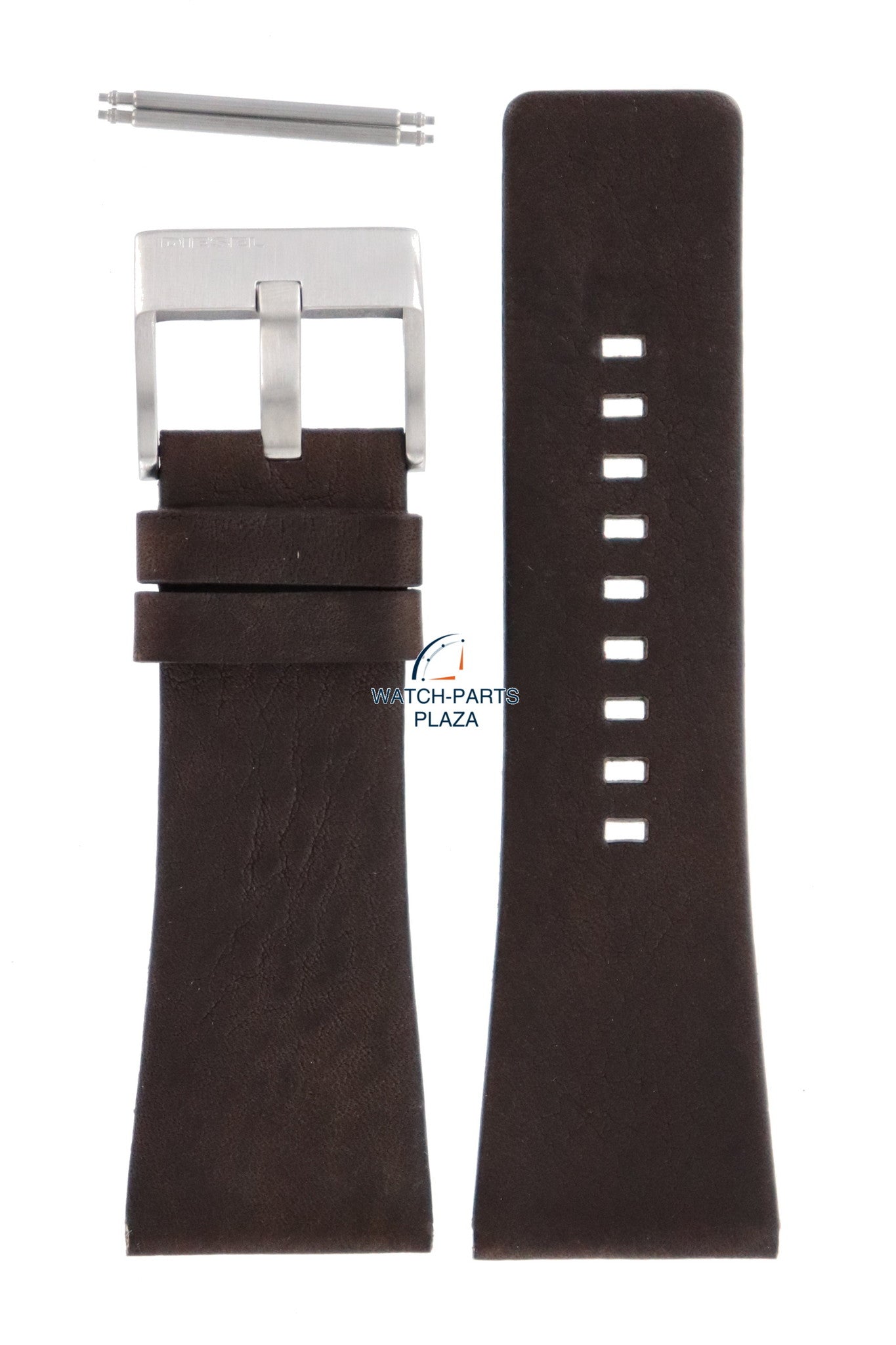 Watch Band Diesel DZ1200 brown leather strap 30mm original - Watch Plaza