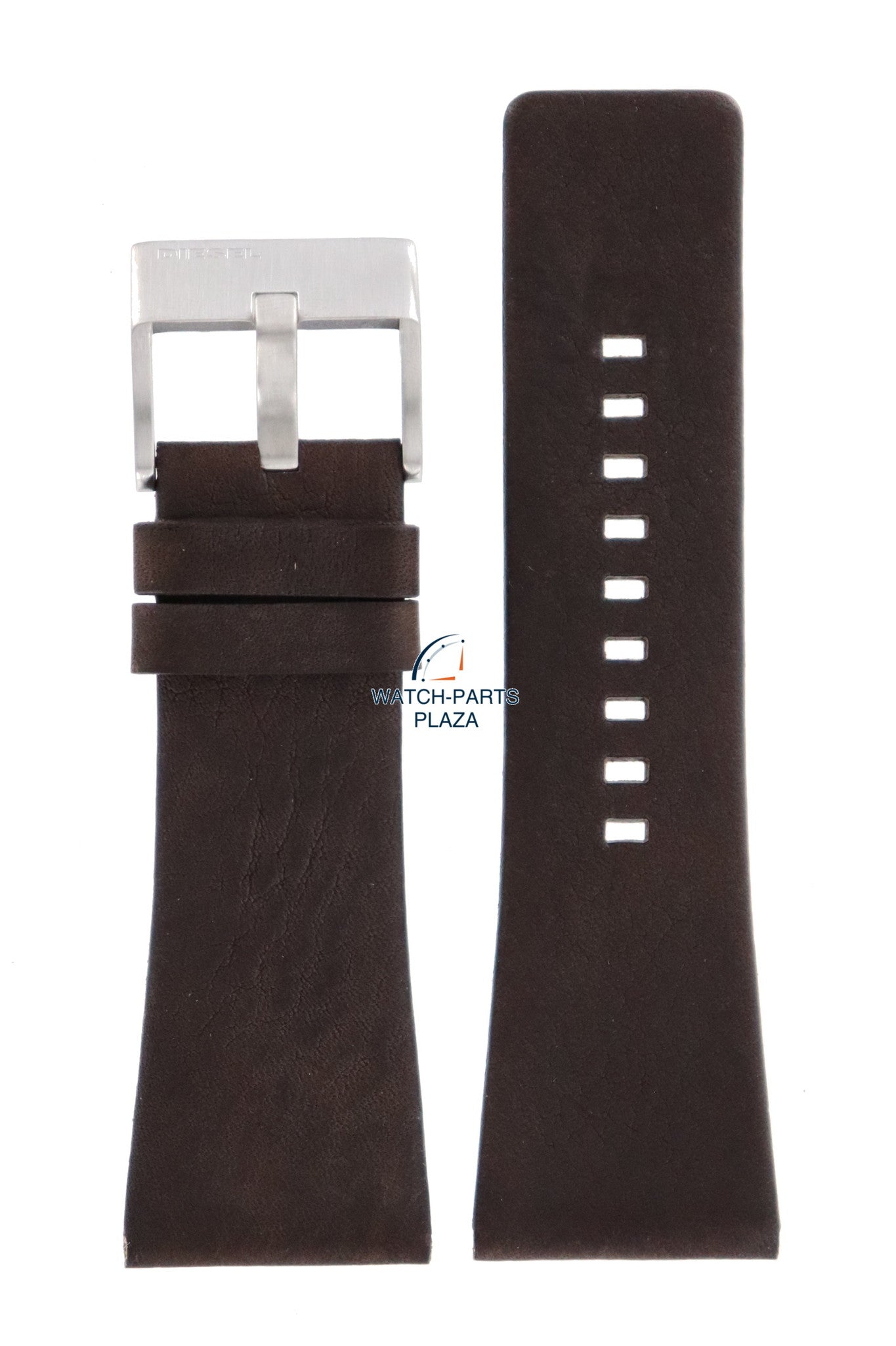 Watch Band Diesel DZ1200 brown leather strap 30mm original - Watch Plaza