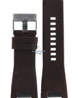 Watch Band Diesel DZ1216 brown leather strap 32mm Bugout original - Watch Plaza