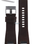 Watch Band Diesel DZ1216 brown leather strap 32mm Bugout original - Watch Plaza