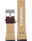 Watch Band Diesel DZ1317 brown leather strap 29mm original - Watch Plaza