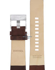 Watch Band Diesel DZ1399 brown leather strap 27mm Master Chief original - Watch Plaza