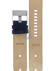 Watch Band Diesel DZ2018 blue leather strap 26mm original DZ - 2018 - Watch Plaza