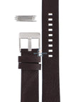 Watch Band Diesel DZ2038 black leather strap 21mm original DZ - 2038 - Watch Plaza