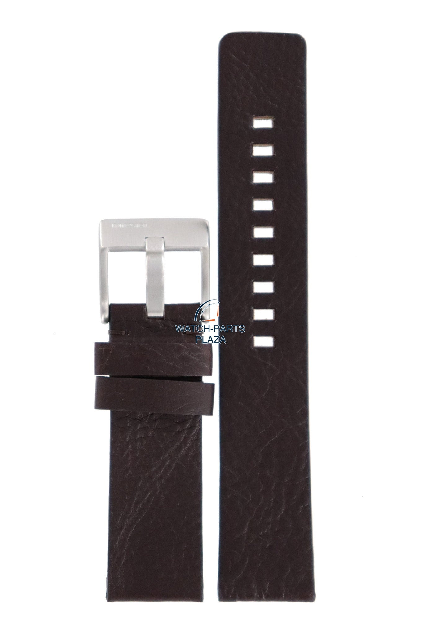 Watch Band Diesel DZ2038 black leather strap 21mm original DZ - 2038 - Watch Plaza