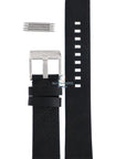 Watch Band Diesel DZ2063 black leather strap 21mm original - Watch Plaza