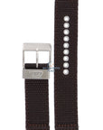 Watch Band Diesel DZ2118 brown military strap 22mm original canvas - Watch Plaza