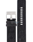 Watch Band Diesel DZ2136 black leather strap 27mm original - Watch Plaza