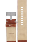 Watch Band Diesel DZ2137 light brown leather strap 26mm original - Watch Plaza