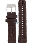 Watch Band Diesel DZ2148 dark brown leather strap 20mm original - Watch Plaza