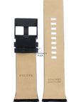 Watch Band Diesel DZ3034 black genuine leather strap 31mm original - Watch Plaza