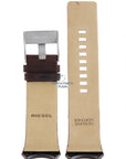 Watch Band Diesel DZ3036, DZ3037 brown leather strap 31mm original Series III - Watch Plaza