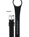 Watch Band Diesel DZ4001 black leather strap 18mm original - Watch Plaza