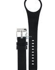 Watch Band Diesel DZ4001 black leather strap 18mm original - Watch Plaza