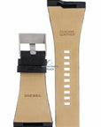 Watch Band Diesel DZ7101 Black Leather Strap 38mm DZ7102 Original - Watch Plaza