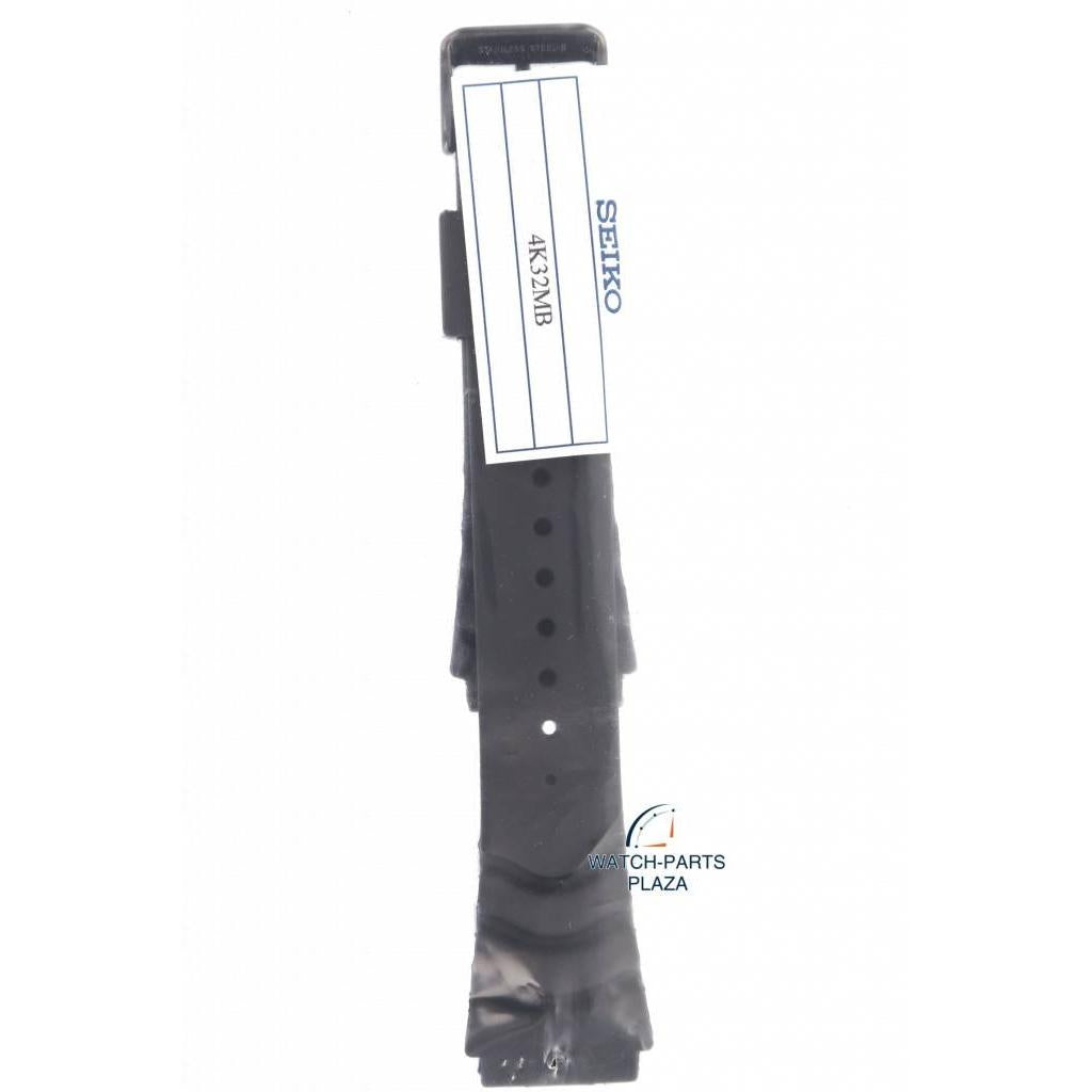 Watch Band for Seiko 5 Sports SNZG87, SRPA11 Black Strap 22mm 7S36 03P0, 4R36 04Z0 - Watch Plaza